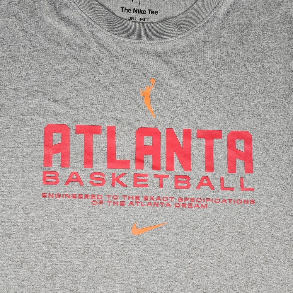 Nike WNBA Atlanta Dream Team Issued On-Court Shooting Shirt Unisex XL Gray EUC
